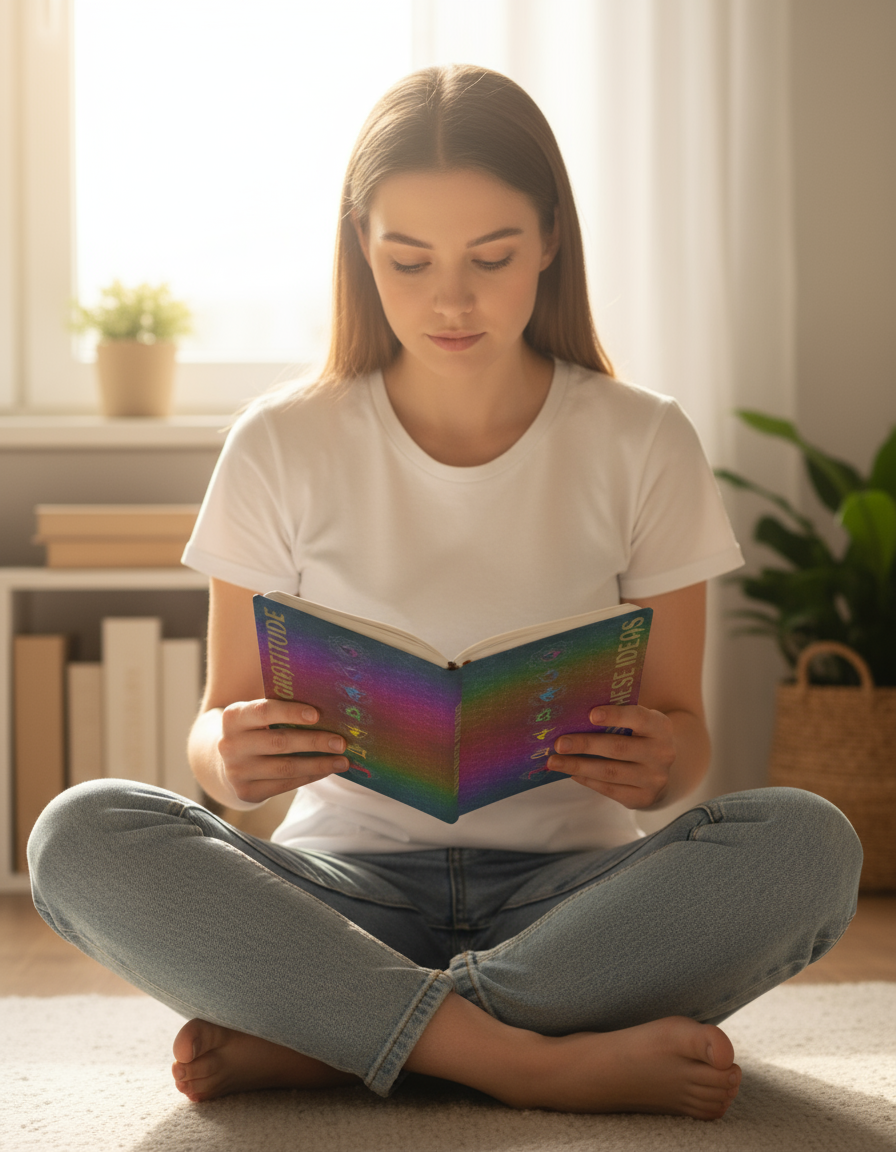 Bless These Dreams, Ideas, Words, Drinks - Chakra Spectrum Rainbow Flower of Life Pattern