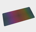 Rainbow Flower of Life Pattern Desk Mat XL 35.5" x 16"
