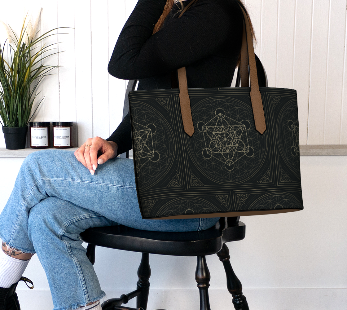 Metatron's Flower of Life Antique Mystique Bag