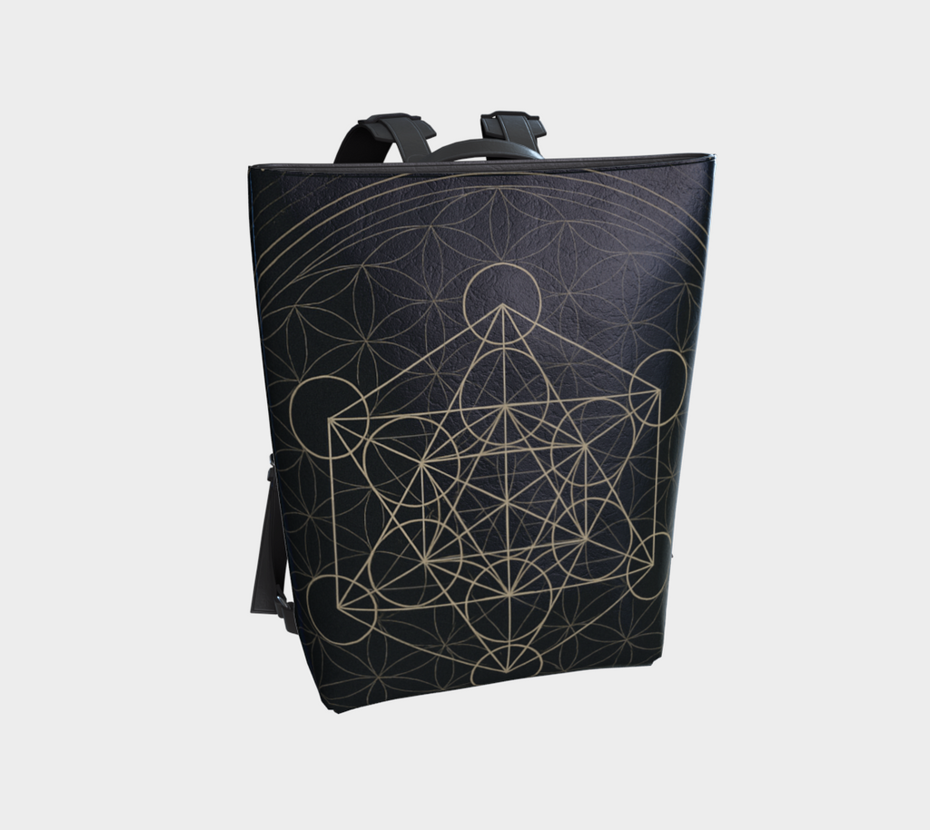 MCX Metatron's Antique Mystique Backpack Golden One Black Vegan Leather