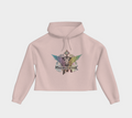 MCX Brand Cropped Pullover Hoodie (Pink)