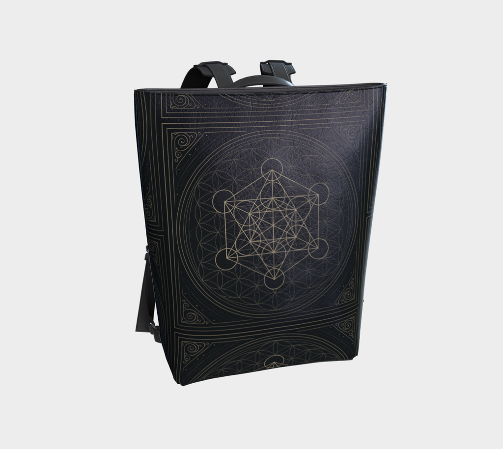 MCX Metatron's Antique Mystique Backpack Golden Two Black Vegan Leather