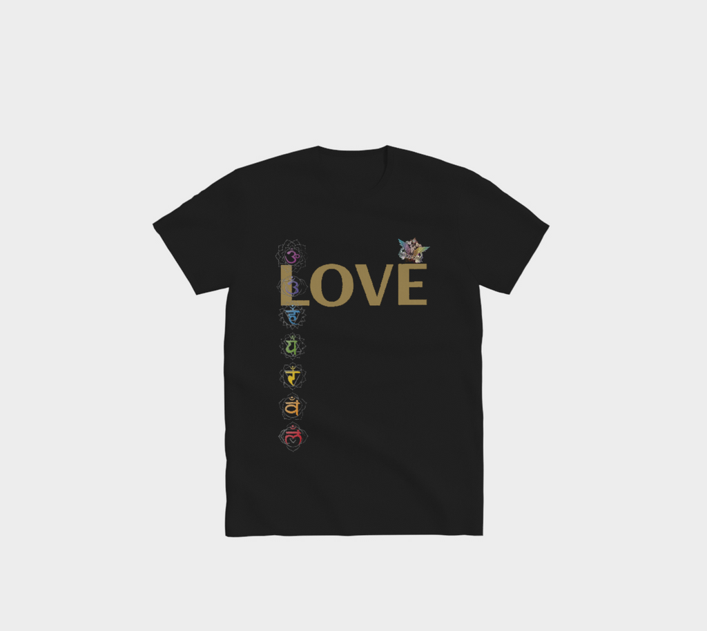 Spectral Energy Flows - Chakra LOVE Unisex Comfort T-shirt