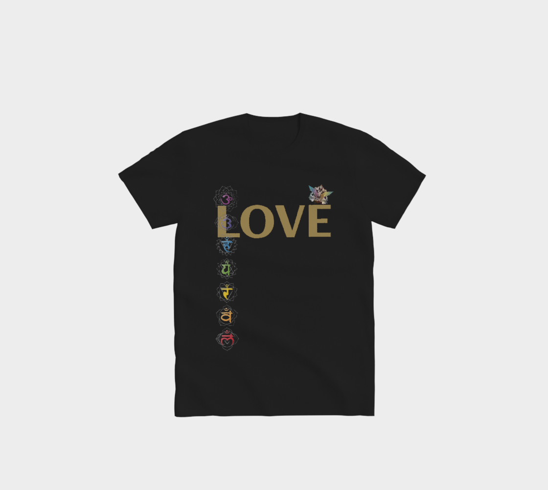 Spectral Energy Flows - Chakra LOVE Unisex Comfort T-shirt