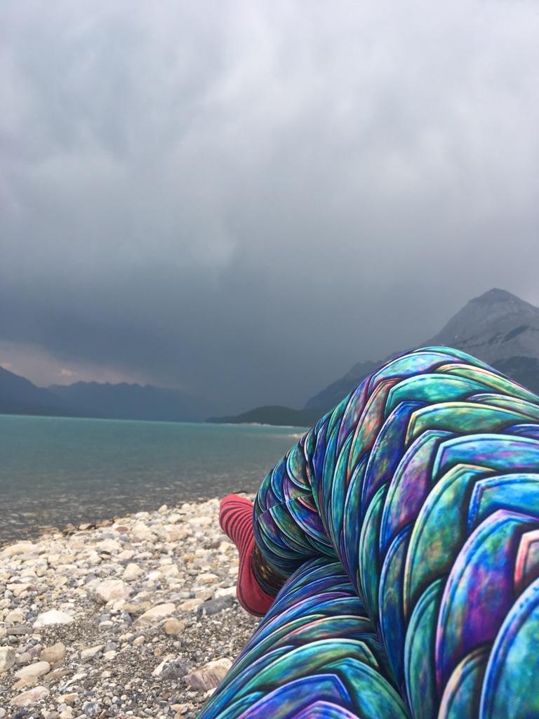 Mother of Dragons Rainbow Mermaid Scales Yoga Leggings