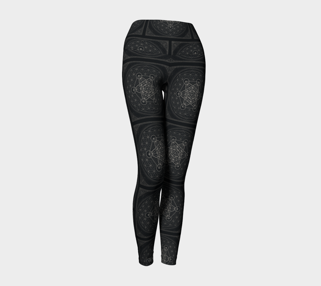 Metatron's Flower of Life Antique Mystique MCX Yoga Leggings