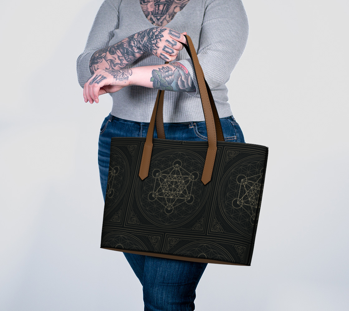 Metatron's Flower of Life Antique Mystique Bag
