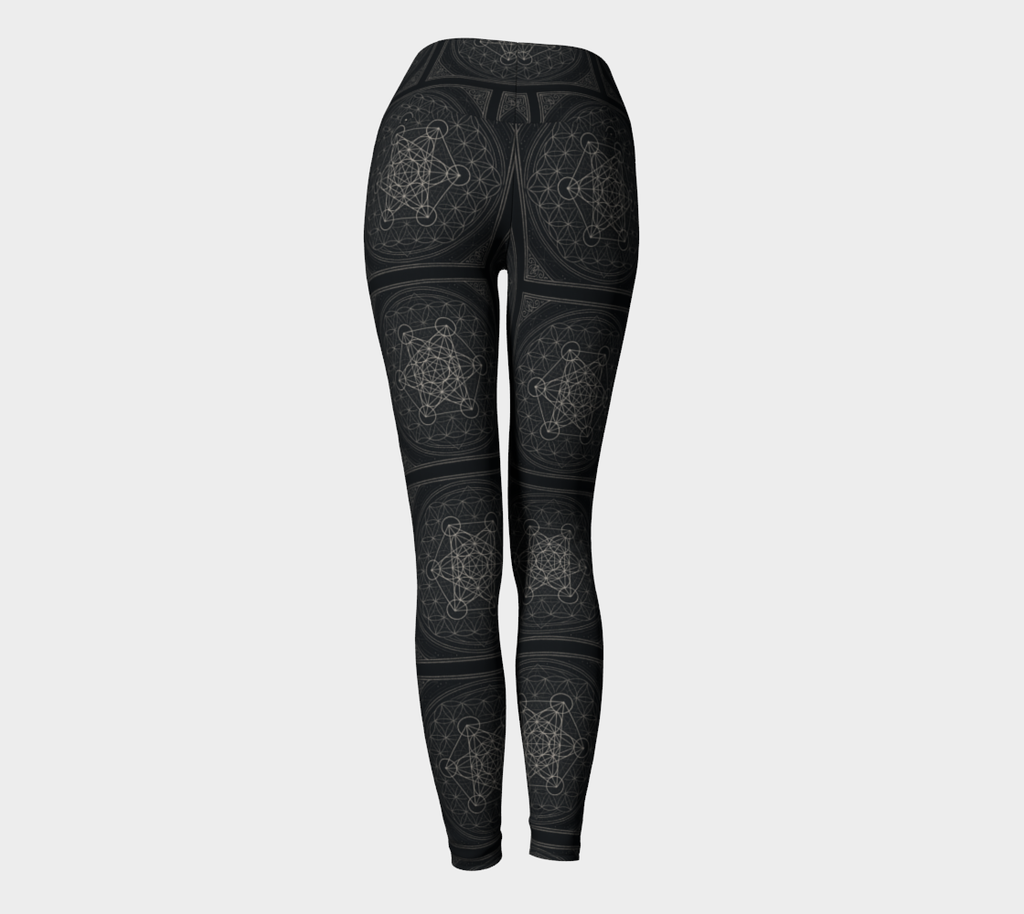 Metatron's Flower of Life Antique Mystique MCX Yoga Leggings