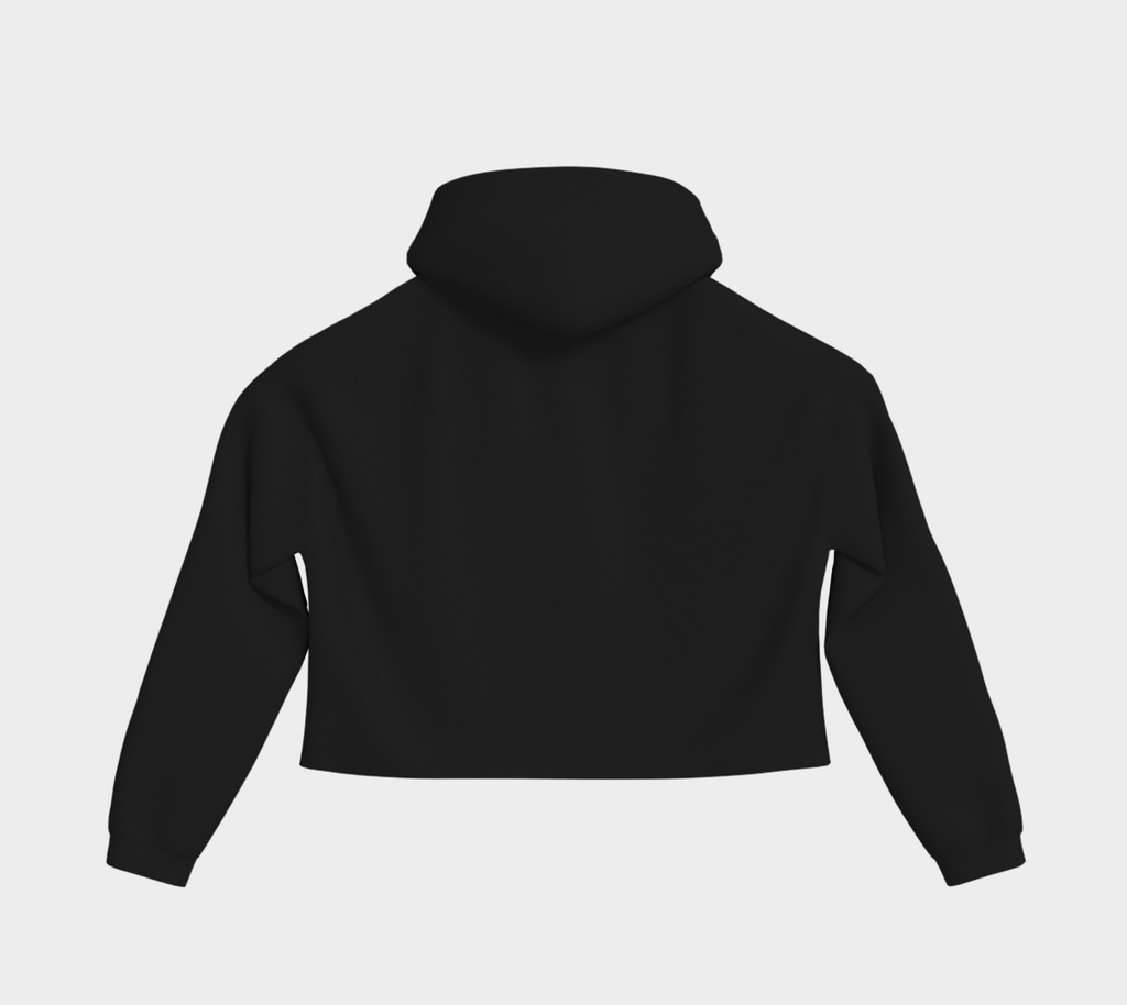 MCX Brand Cropped Pullover Hoodie (Blk)