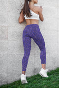Mother of Dragons 2 Violet Scales Yoga Leggings