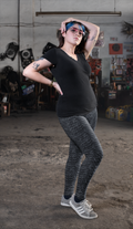 Mother of Dragons Dark Grey Scales Leggings