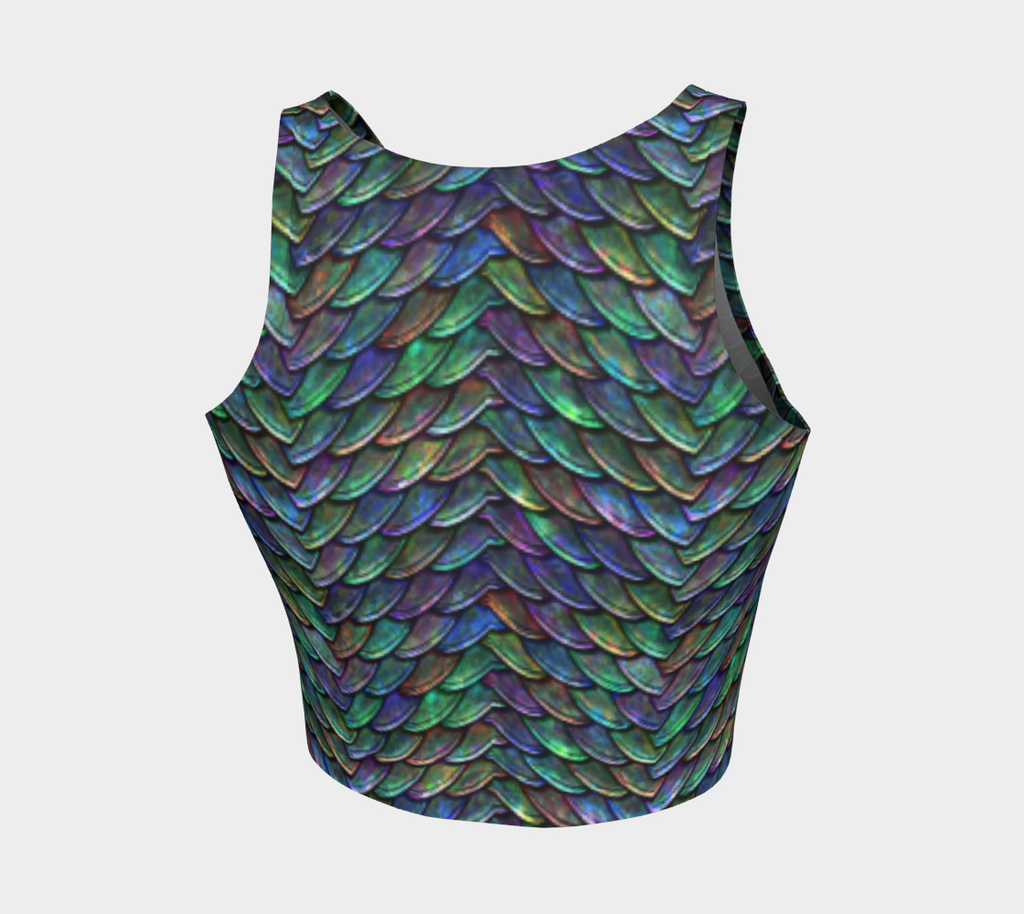 Mother of Dragons Rainbow Scales Crop Top