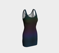 Rainbow Flower of Life Bodycon Dark