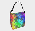 Rainbow Hexacube Pattern Super Stretch Tote Bag