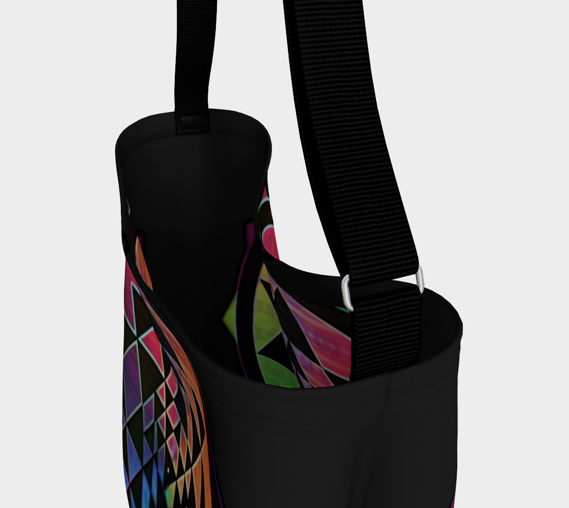 Rainbow Sri Yantra For Prosperity Super Stretch Tote Bag