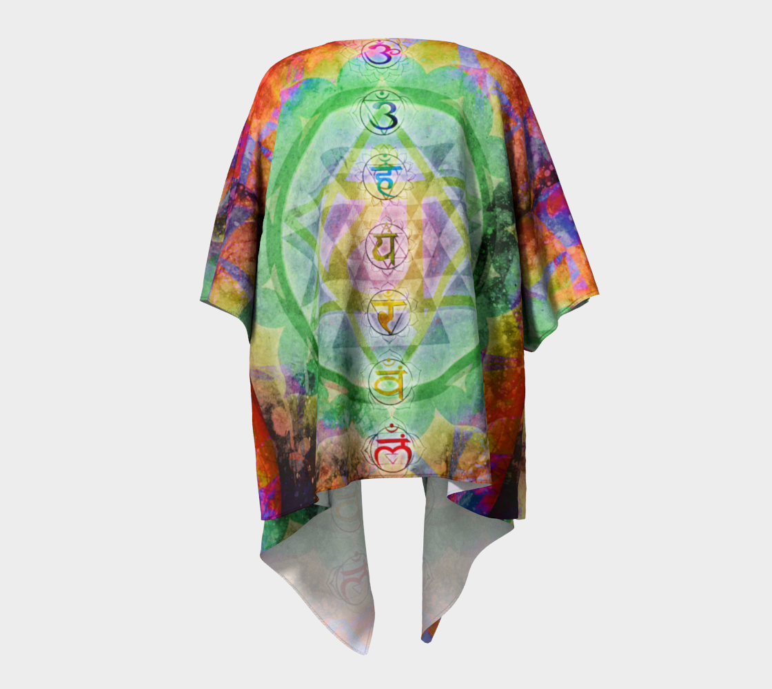 Chakra Alchemy Draped Kimono