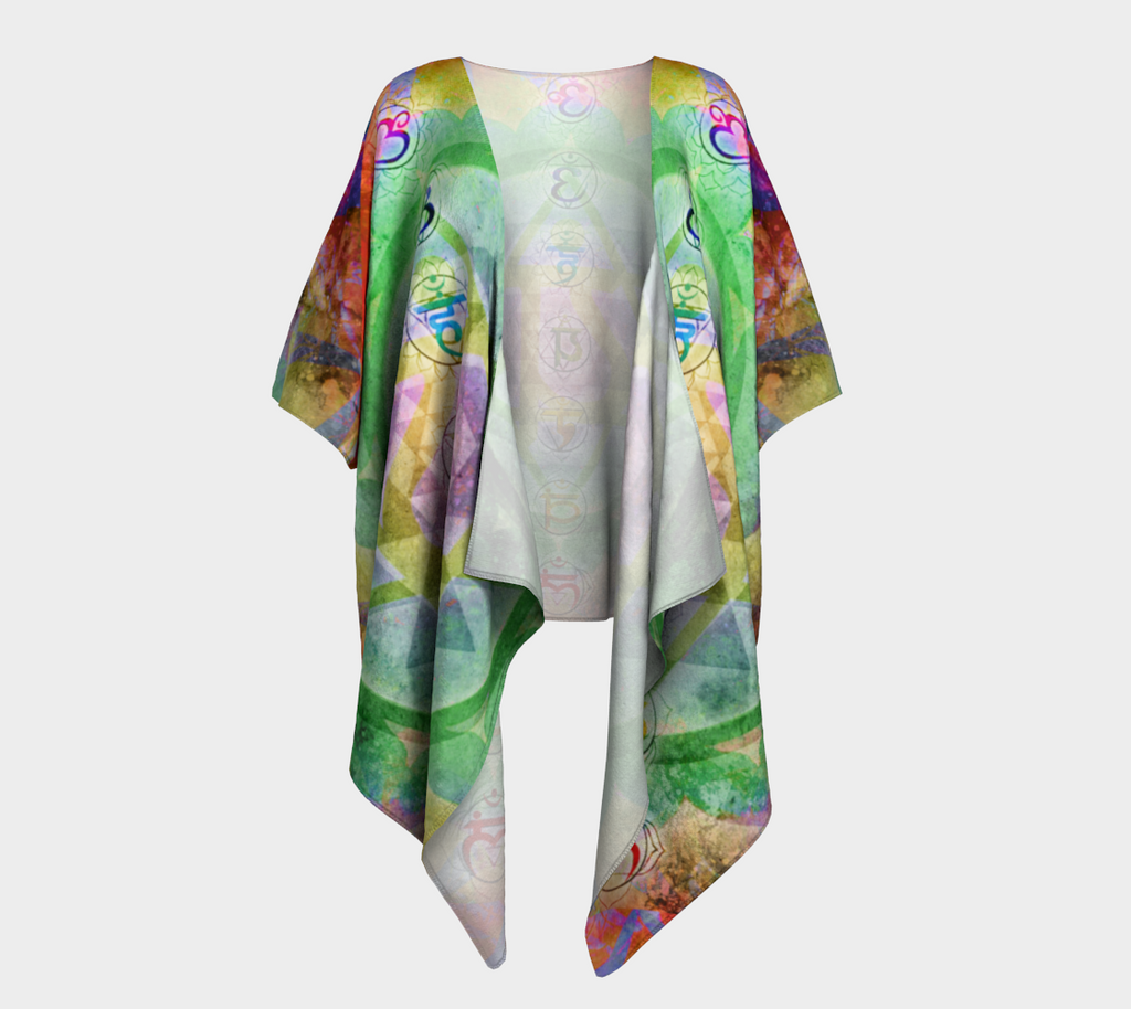 Chakra Alchemy Draped Kimono