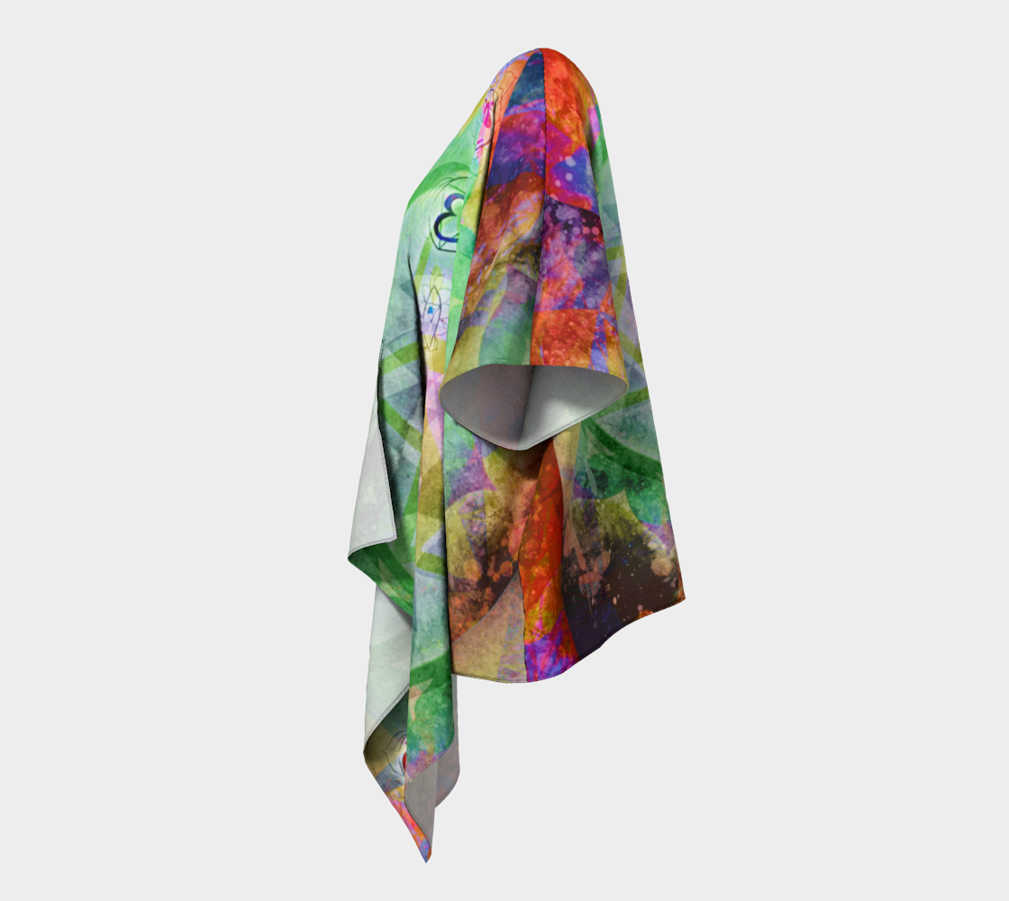 Chakra Alchemy Draped Kimono