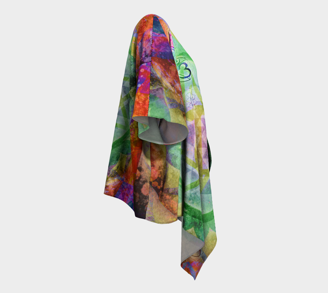 Chakra Alchemy Draped Kimono