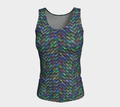 Mother of Dragons 2 Rainbow Scales Fitted Tank Top Long