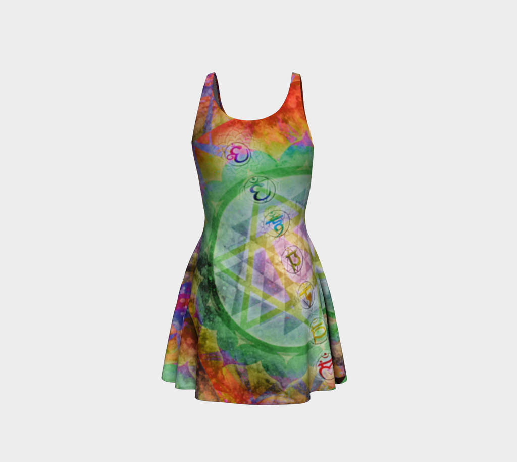 Chakra Alchemy Flare Dress