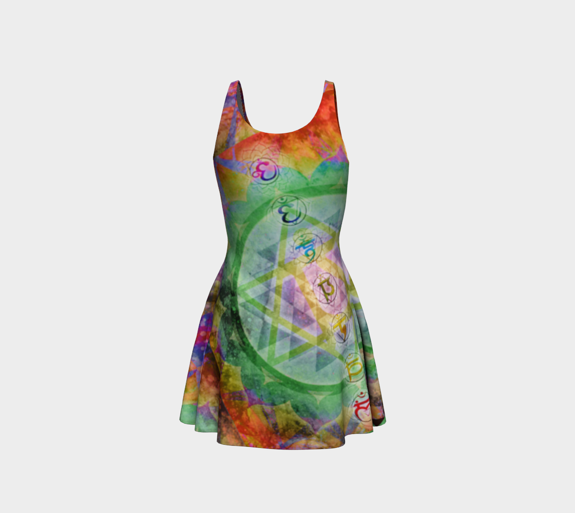 Chakra Alchemy Flare Dress