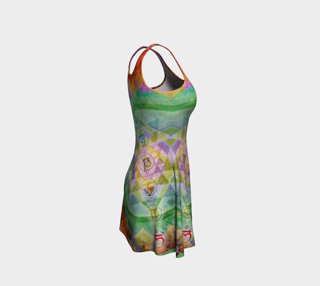 Chakra Alchemy Flare Dress
