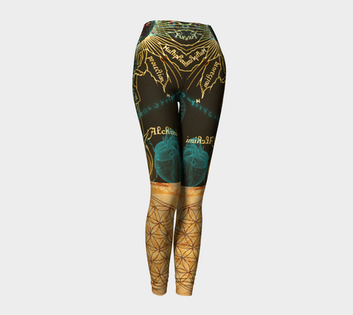 Anunnaki Alchemy - Ancient Symbolism Compression Leggings