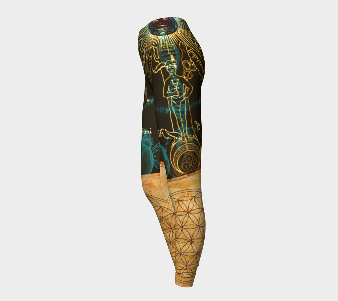 Anunnaki Alchemy - Ancient Symbolism Compression Leggings