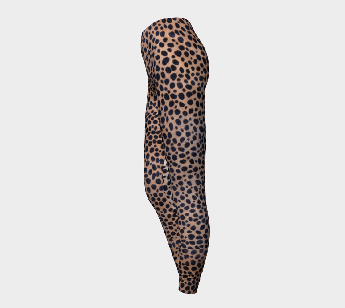 Ocelot Skin Print Compression Leggings