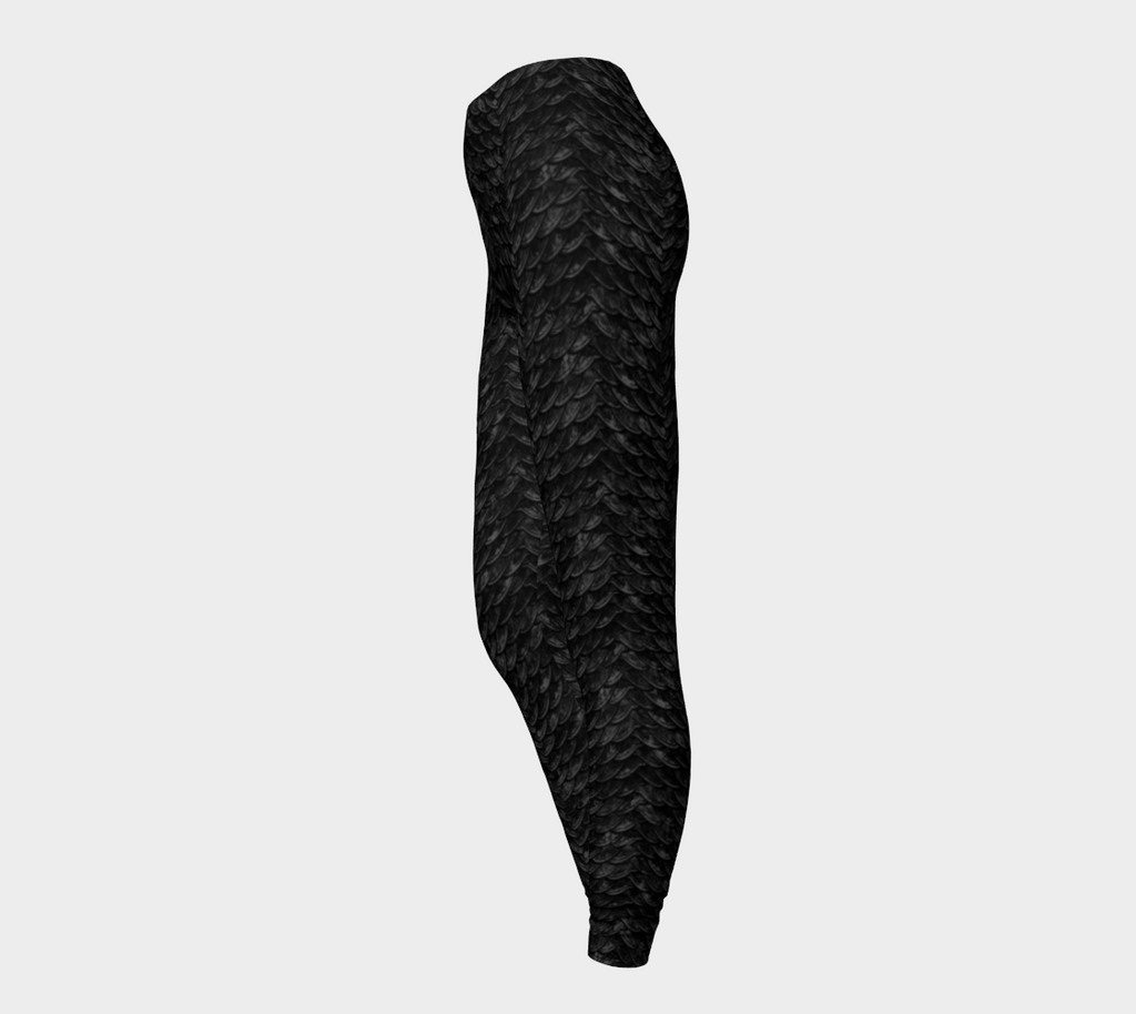 Mother of Dragons Black Scales Leggings