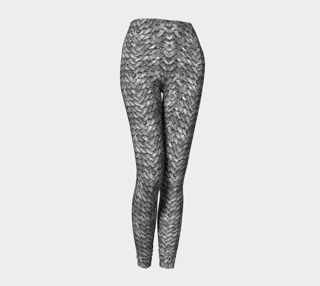 Mother of Dragons Lt Grey Scales Leggings