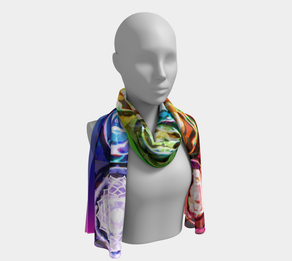 Shymakra - Cymatic Chakra Silk Scarf