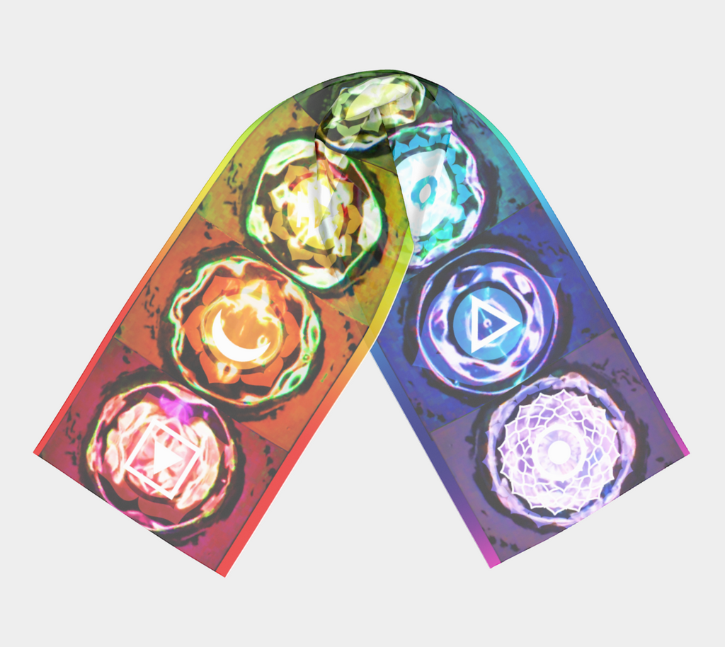 Shymakra - Cymatic Chakra Silk Scarf