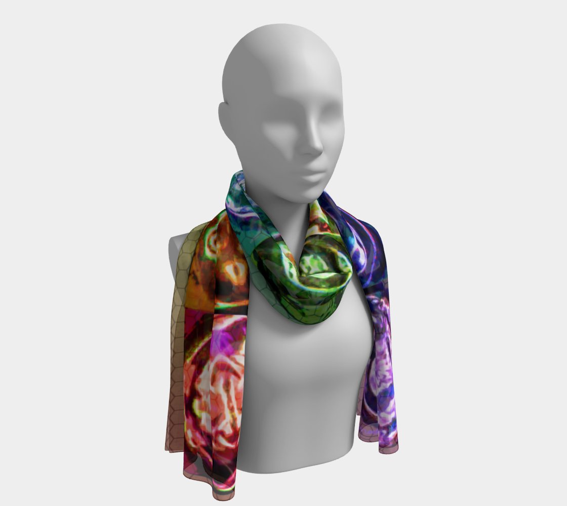 Cymatic Chakra Silk Scarf 3