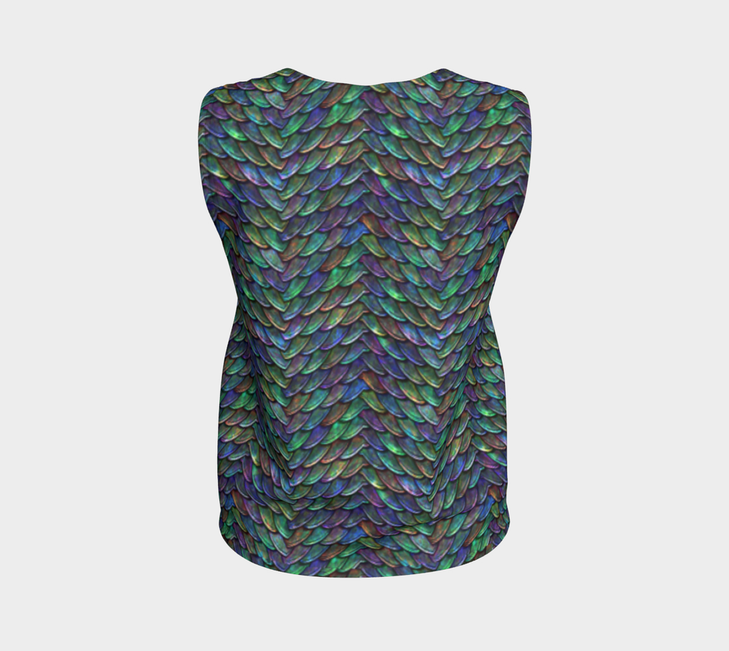 Mother of Dragons 2 Rainbow Scales Loose Tank Top