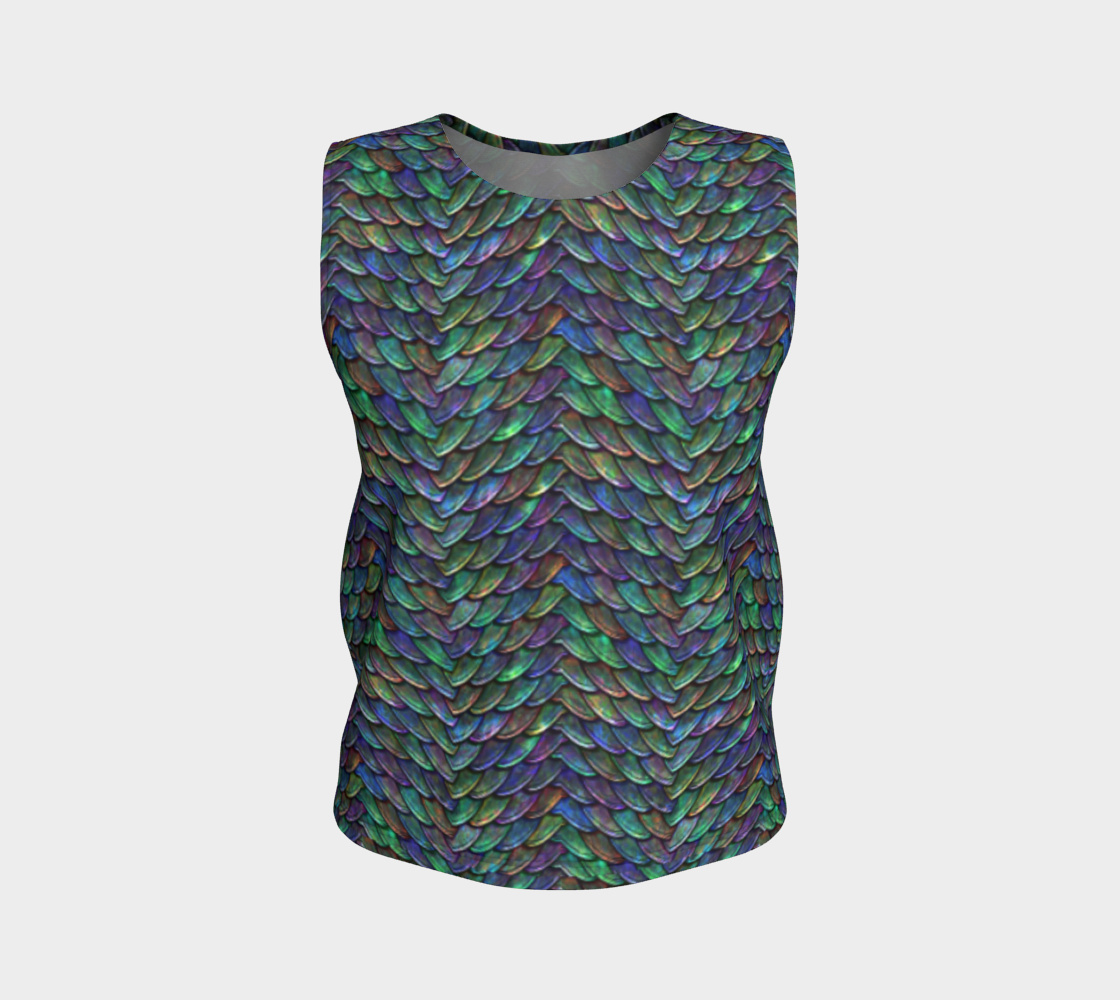 Mother of Dragons 2 Rainbow Scales Loose Tank Top