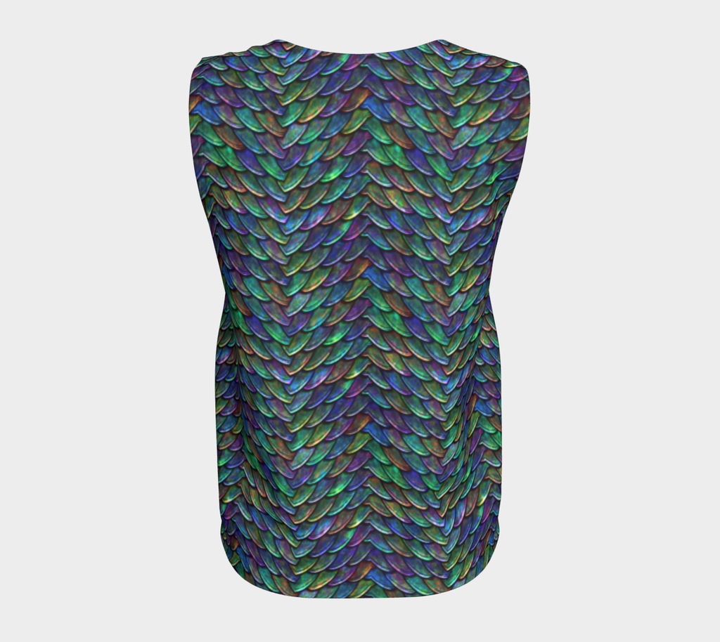 Mother of Dragons Rainbow Scales Loose Tank Unisex