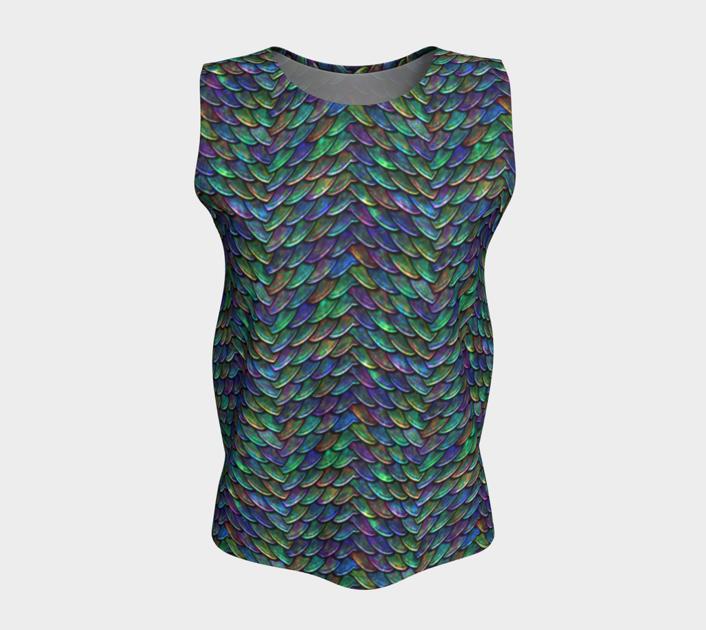 Mother of Dragons Rainbow Scales Loose Tank Unisex