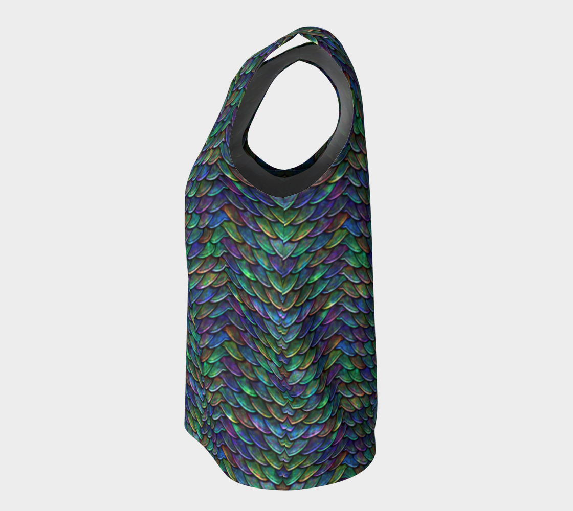 Mother of Dragons Rainbow Scales Loose Tank Unisex