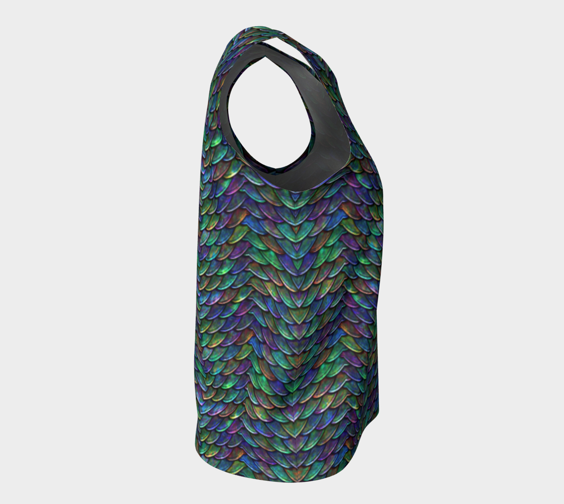 Mother of Dragons Rainbow Scales Loose Tank Unisex