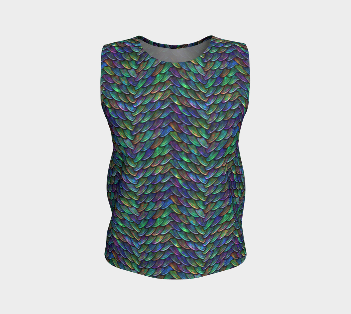 Mother of Dragons Rainbow Scales Loose Tank Unisex