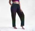 Dark Rainbow Flower of Life Pattern Lounge Pants