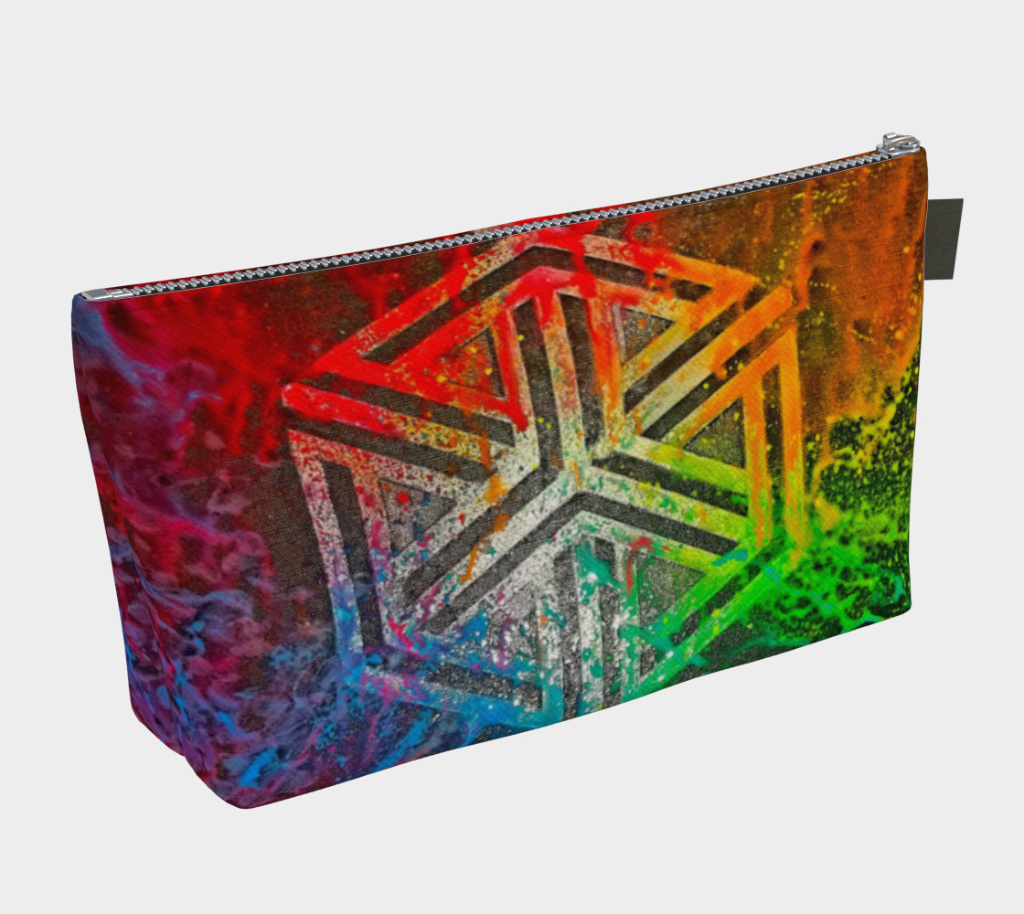 Hexarainbow Mirrored Makeup Bag