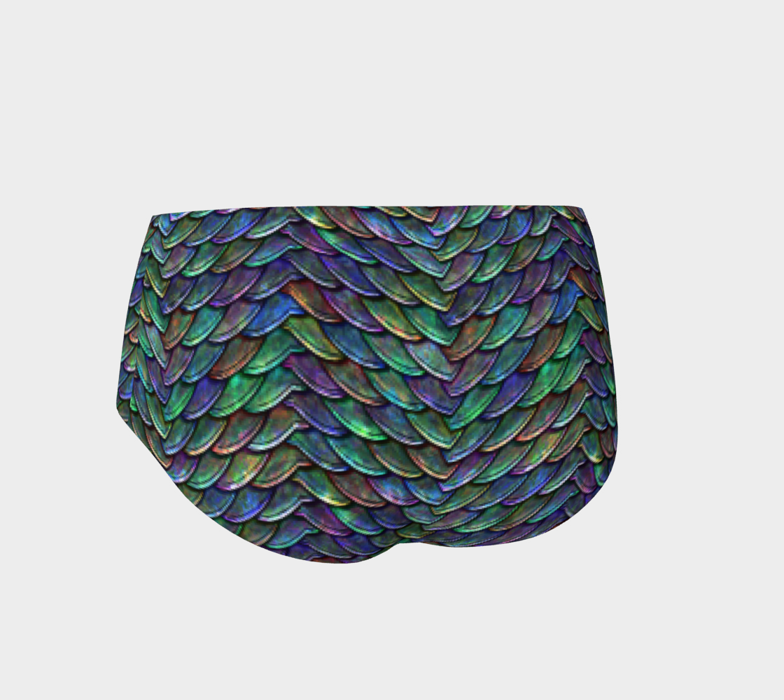 Mother of Dragons 2 Rainbow Scales Mini Shorts