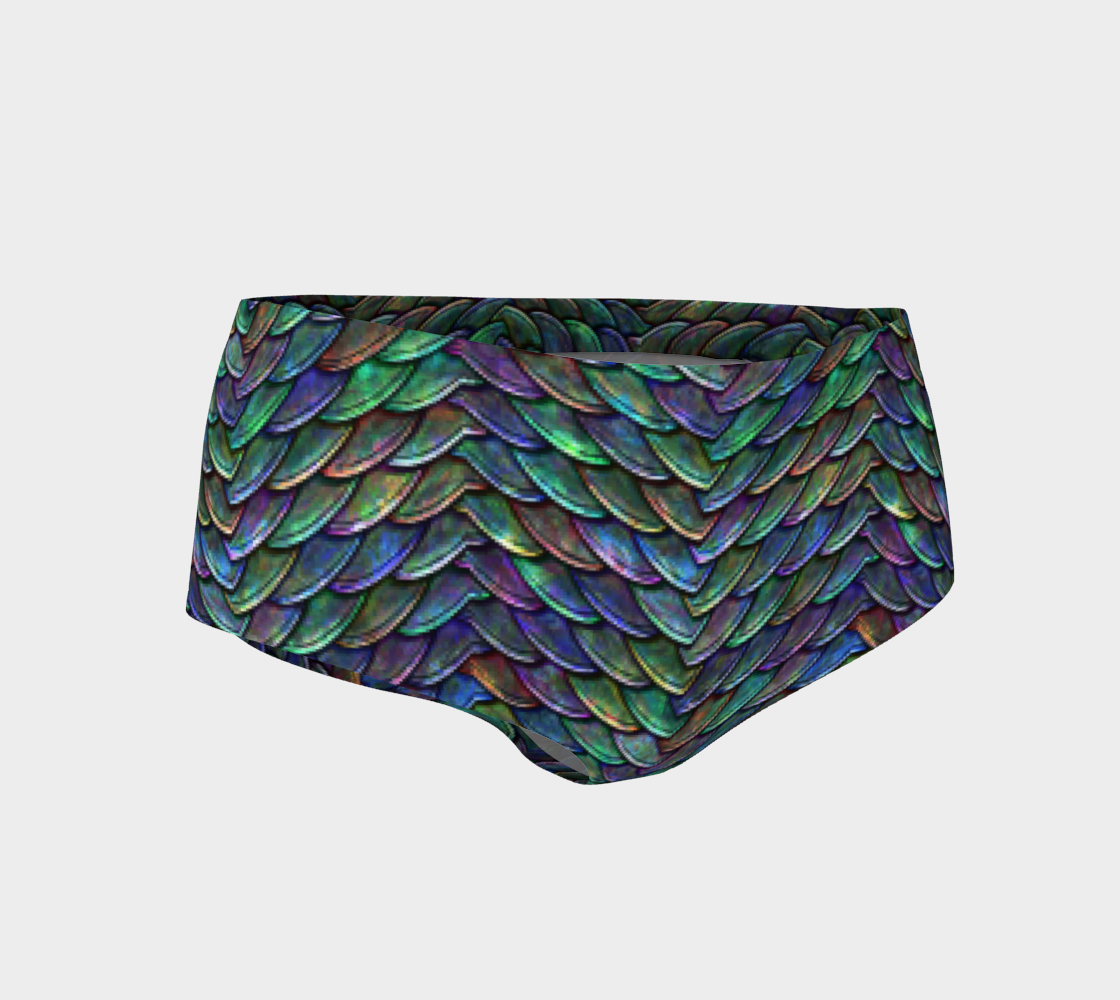 Mother of Dragons 2 Rainbow Scales Mini Shorts