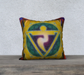 Solar Plexus Chakra Pillowcase Invisible Zipper 18"