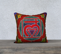 Root Chakra Pillowcase Invisible Zipper 18"