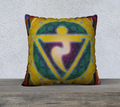Solar Plexus Chakra Pillowcase Invisible Zipper 22"