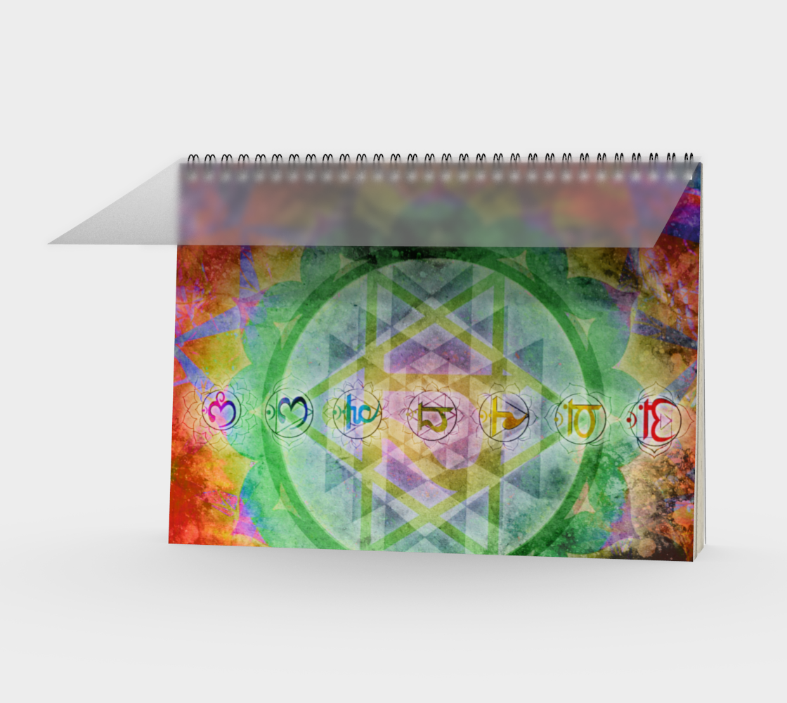 Chakra Alchemy Spiral Notebook
